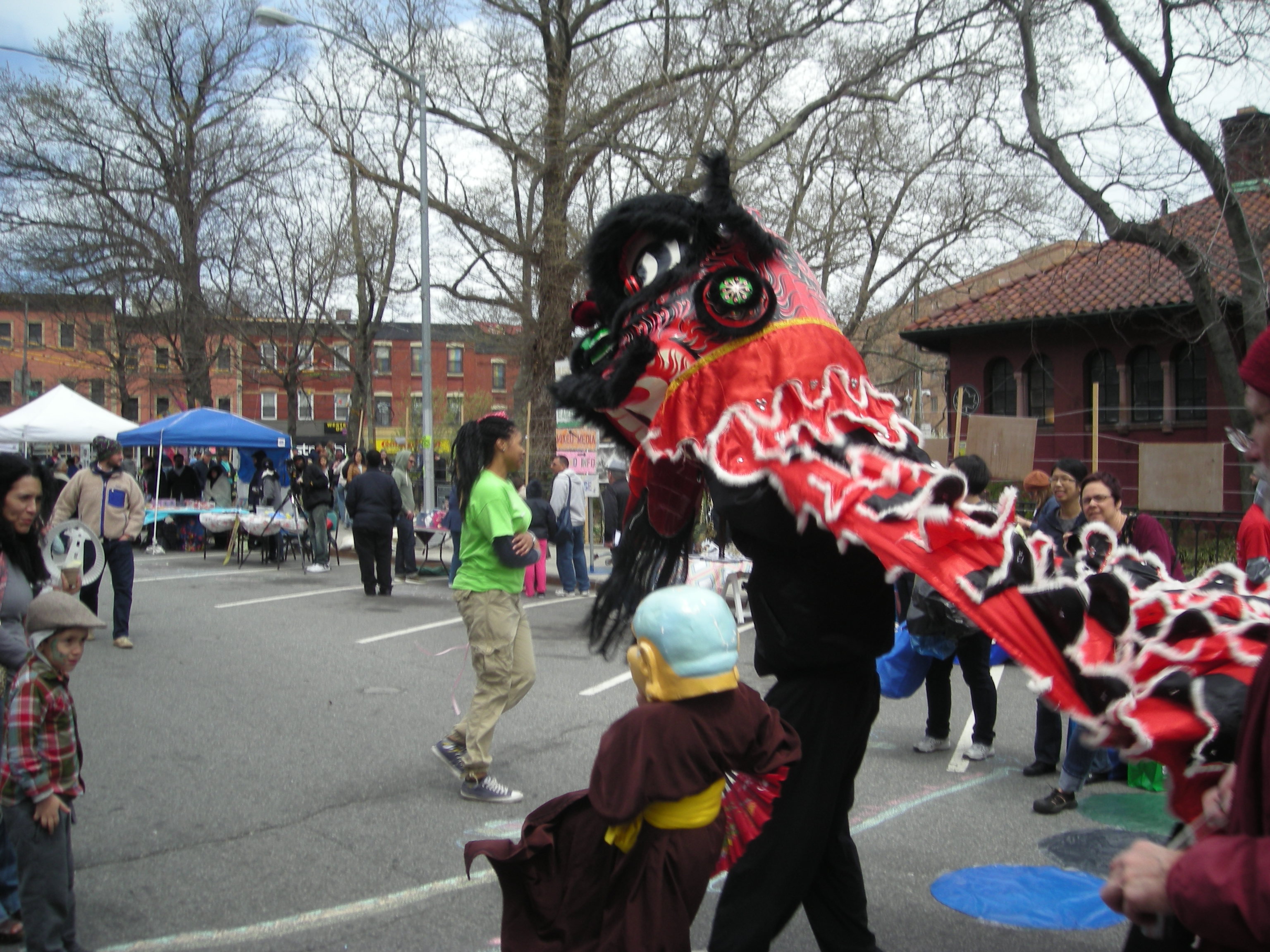 A dragon on St. George Day (St. George doesn't slay these dragons but instead makes them eat their vegetables.)