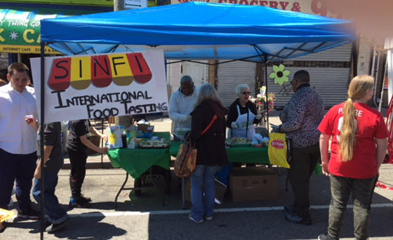 The SINFI table at the 2018 St. George Day Festival
